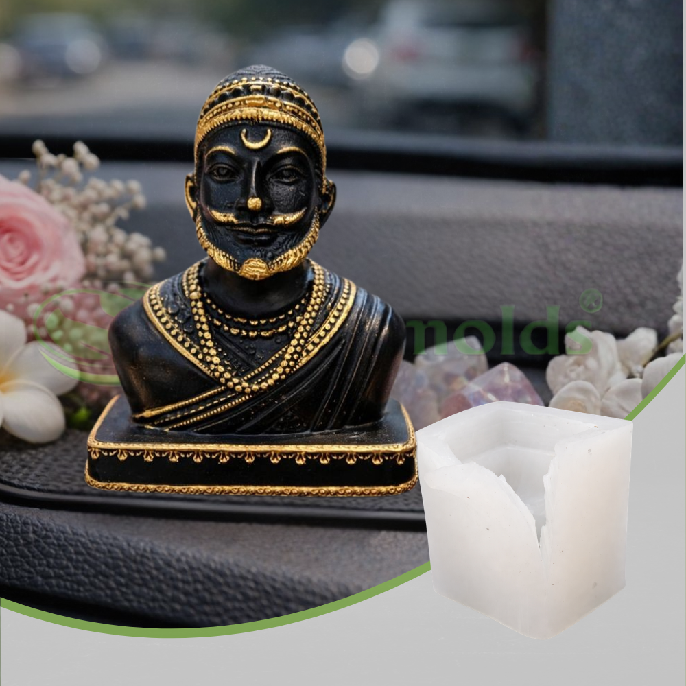 Silicomolds - 2.5" SHIVAJI MAHARAJ MOLD- URP404RM